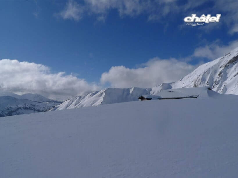 Station de ski Chatel en hiver - location appartement chatel