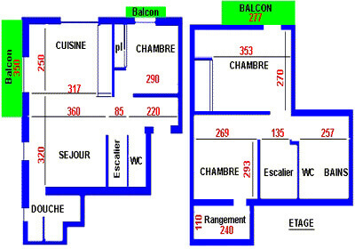 Map - 4 Rooms en duplex Echo des Montagnes - Rent flats chatel